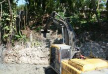 Trabajos en la cañada de Arroyo Hondo por la CAASD.
