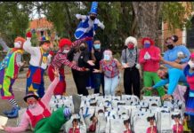 Asociación de Payasos Dominicano recibe donación de Fundación AMBIX.