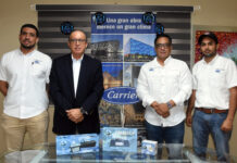 Emanuel Castillo, Johnny Domínguez Giraldi, Marcos Pichardo y Donadin Aquino.
