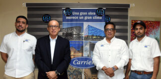 Emanuel Castillo, Johnny Domínguez Giraldi, Marcos Pichardo y Donadin Aquino.