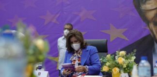 La ex Vicepresidenta y miembro del Comité Político, Margarita Cedeño, participó este domingo de la reunión del alto organismo del PLD