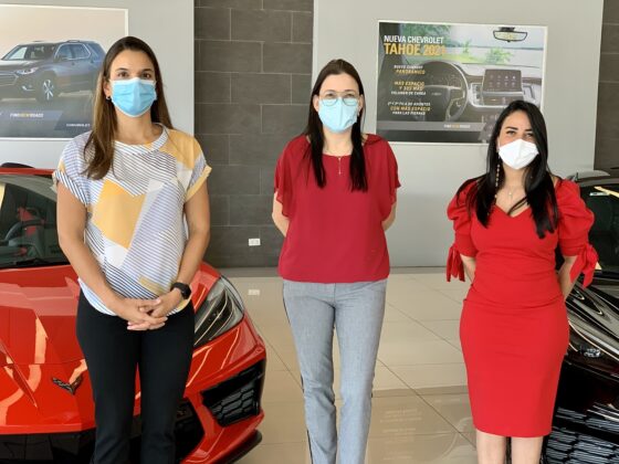 Paola Soto, Marielly Figueroa y Alejandra Santos.