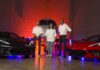 Ricardo Torres, Carmen Pichardo y Juanchi Drift.