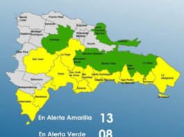 COE emite alerta para 21 demarcaciones; se declara en sesión permanente