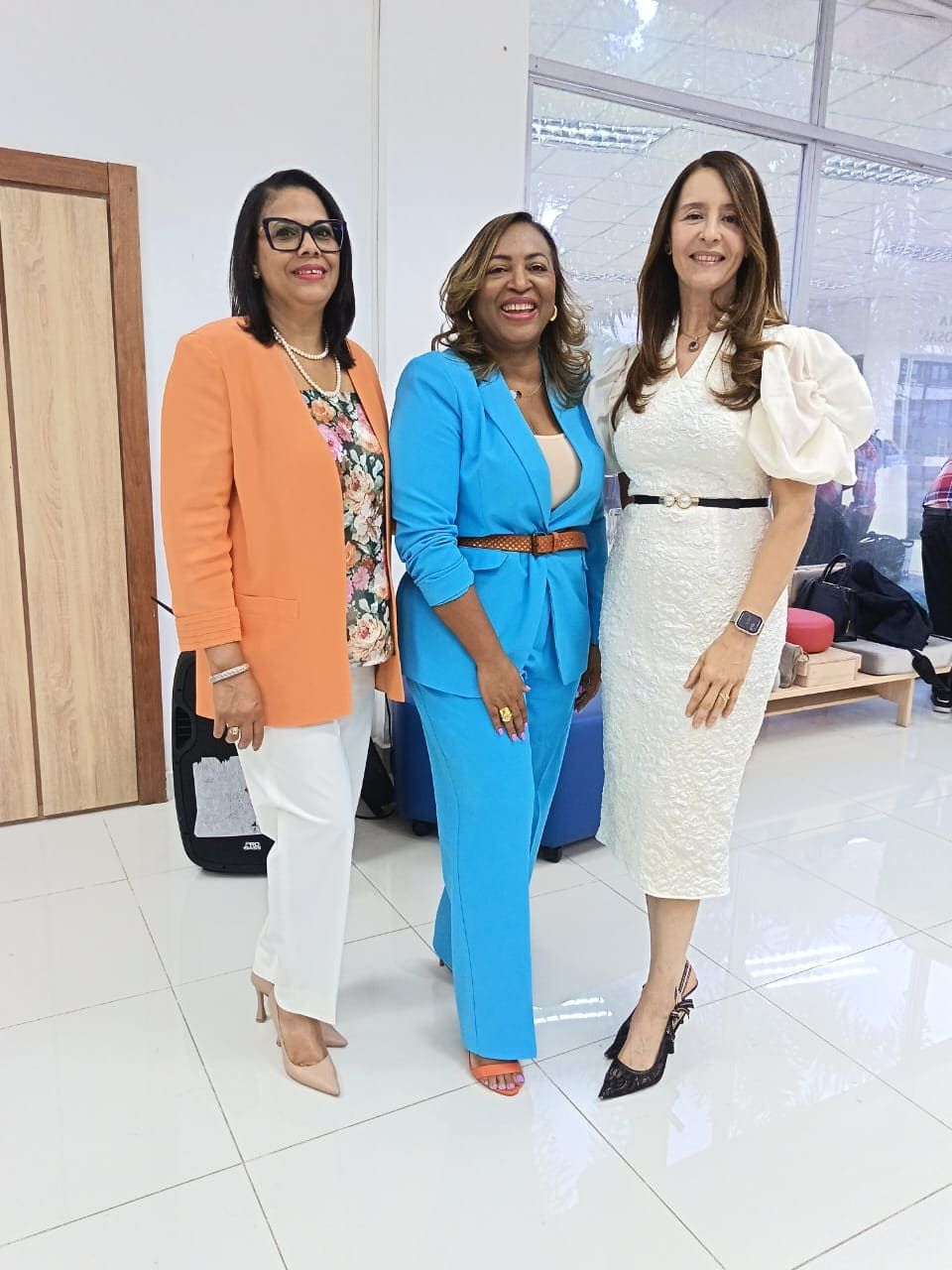 Marcell SIlverio, Irene Morillo y Miriam Batista.