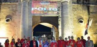 Fortaleza de Santo Domingo se ilumina de rojo en apoyo a la campaña mundial “End Polio Now”