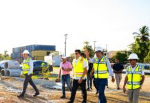 CAASD avanza trabajos en la avenida San Vicente de Paúl