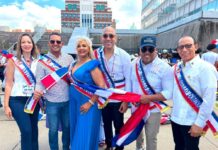 Reconocen al doctor Natanael Gutiérrez durante la 37.ª Parada Dominicana en New Jersey