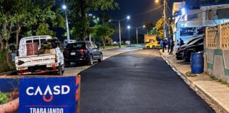 CAASD asfalta 12 mil metros cuadrados de calles luego de trabajos para optimizar servicio en distintos sectores