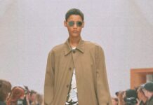 Modelo dominicana Yaina Cuevas debuta en exclusiva para Saint Laurent